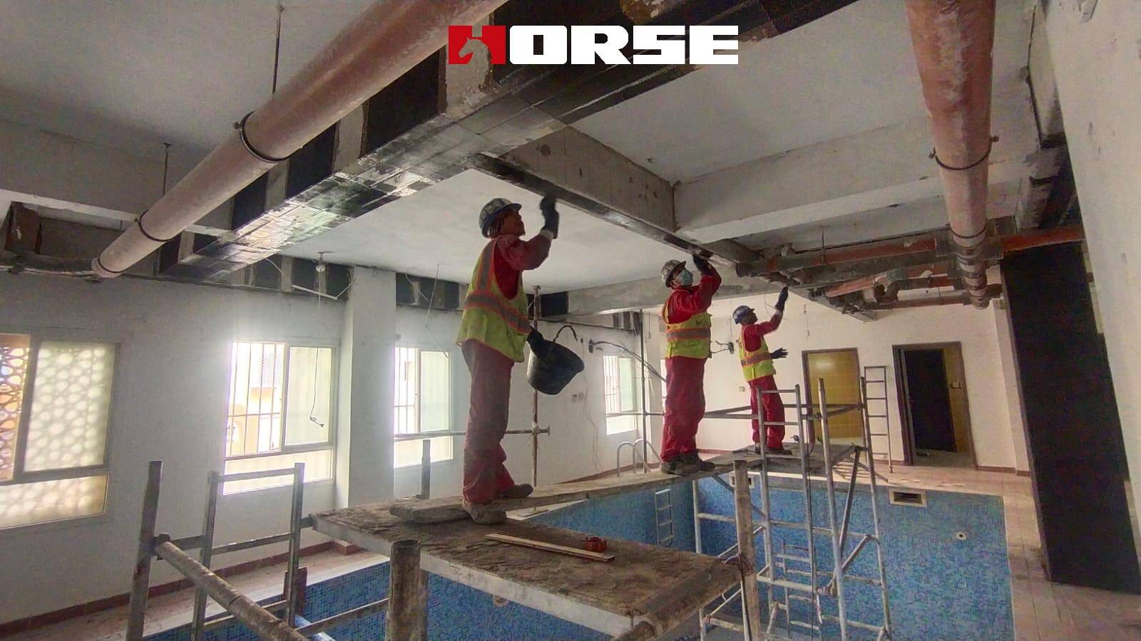 Parking Lot Reinforcement By CFRP