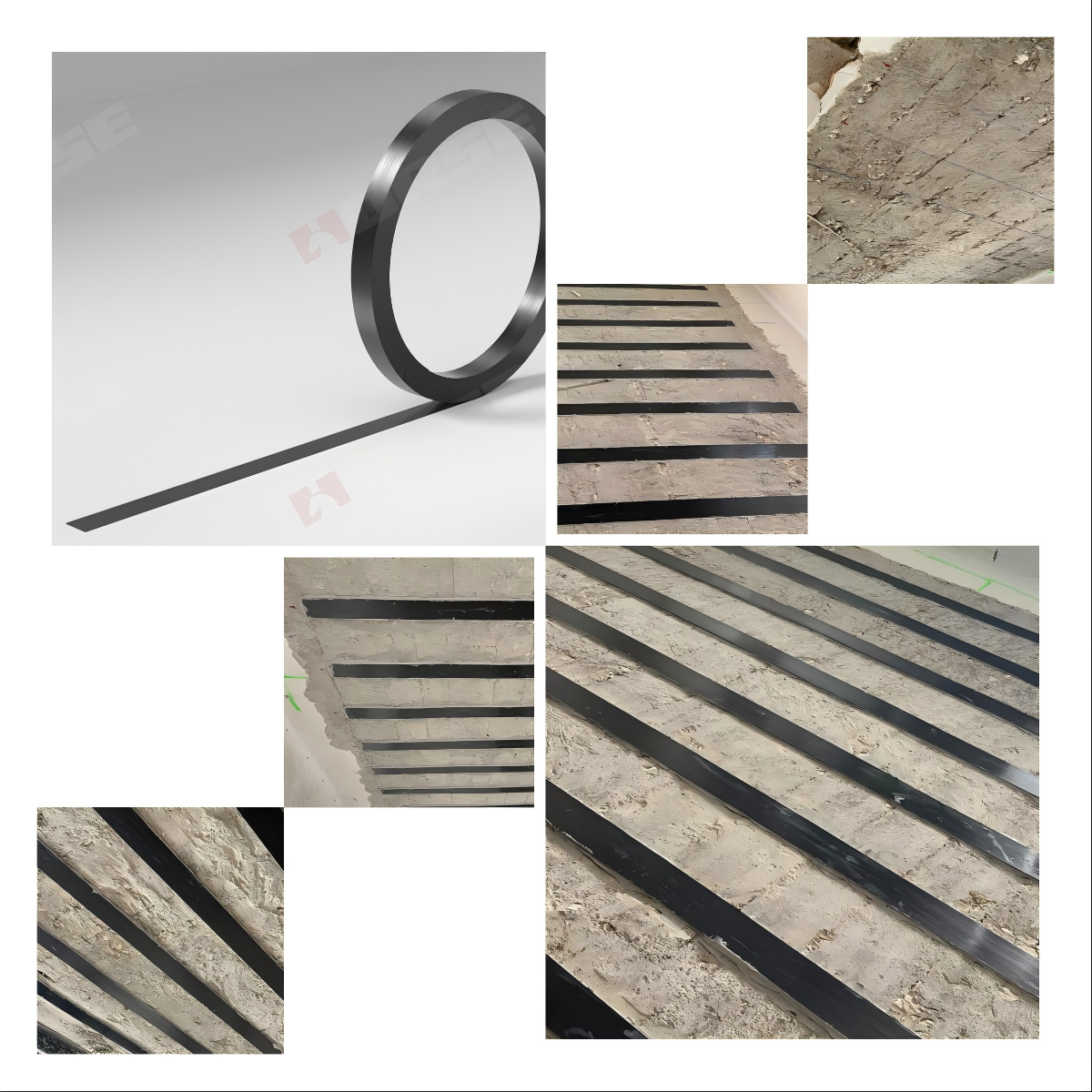 Structural Reinforcement of the Hotel with 1.4mm Carbon Fiber Laminate