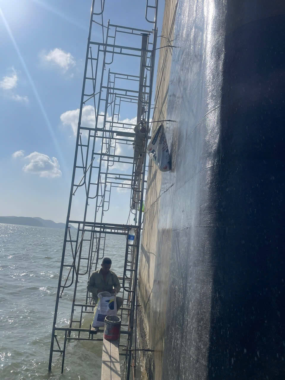 Repair Damaged Bridge Girder and Piers with Carbon Fiber Reinforced Polymer(CFRP)