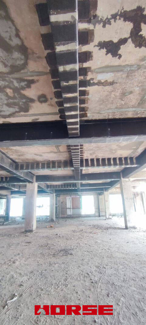 How to Reinforce an Industrial Building with Cracks? Crack Injection + Carbon Fiber 