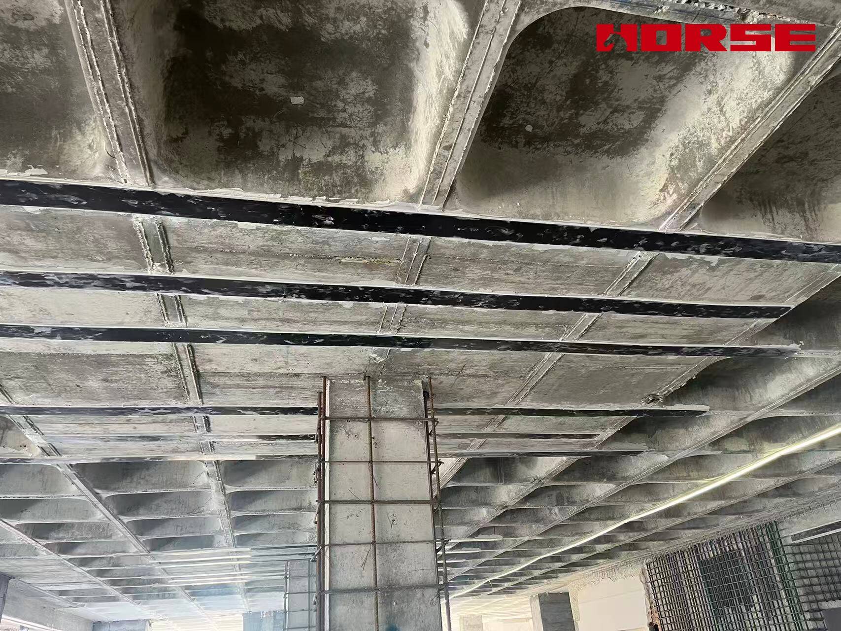 Reinforced Building with 1.4mm Carbon Fiber Plates