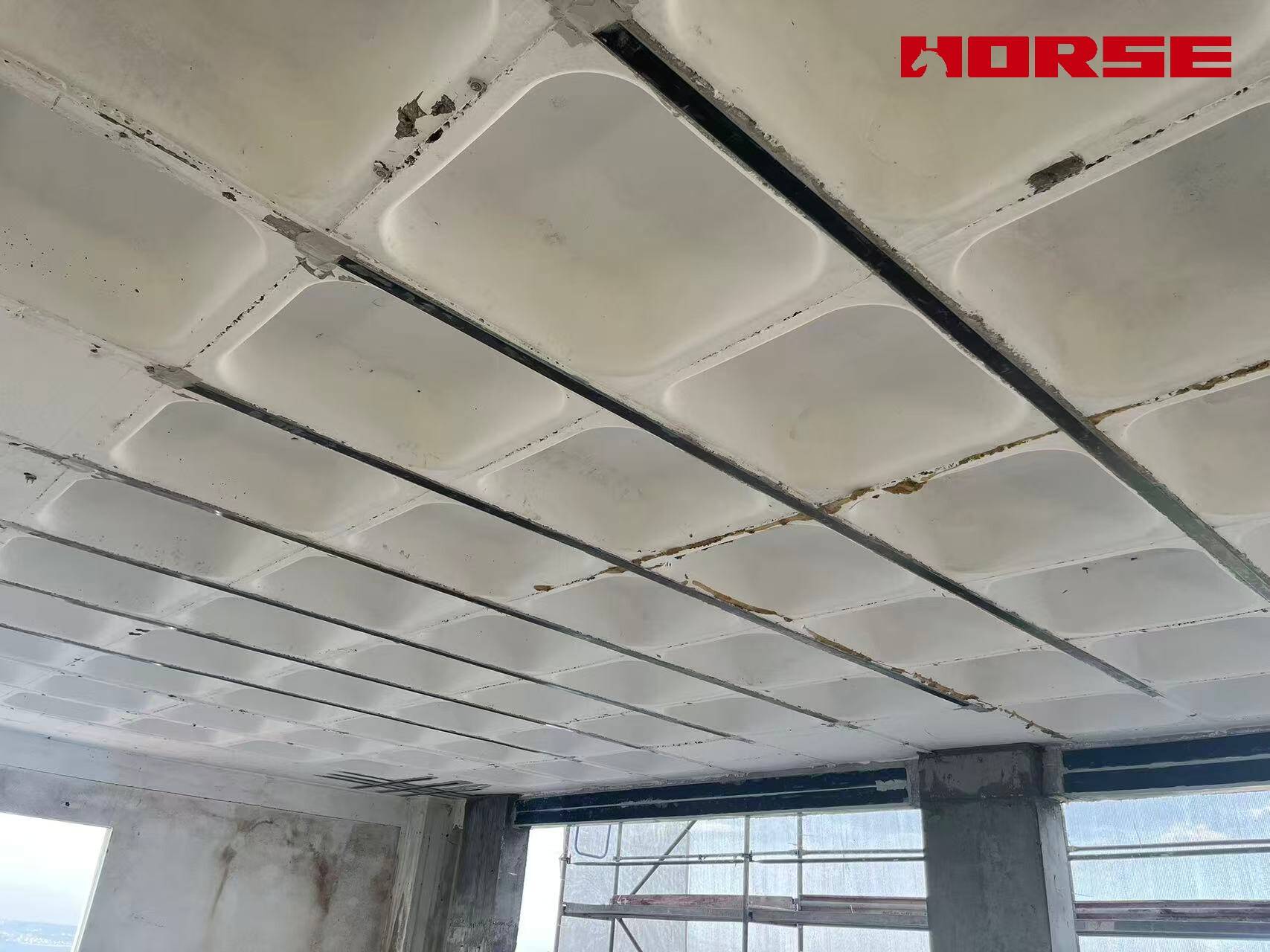 Reinforced Building with 1.4mm Carbon Fiber Plates