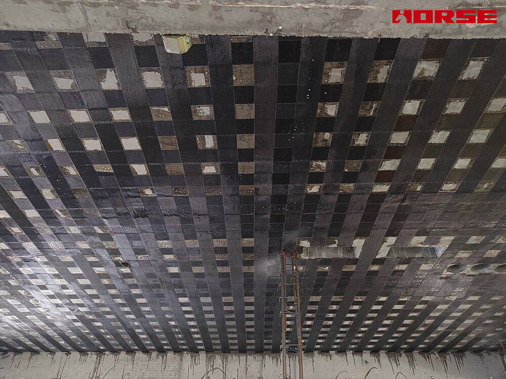 Concrete Slab Crack Repair and Strengthening--Crack Injection & Carbon Fiber