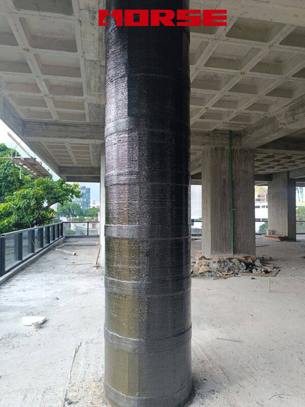 Circular Column Reinforcement with Carbon Fiber Circular Column Reinforcement with Carbon Fiber