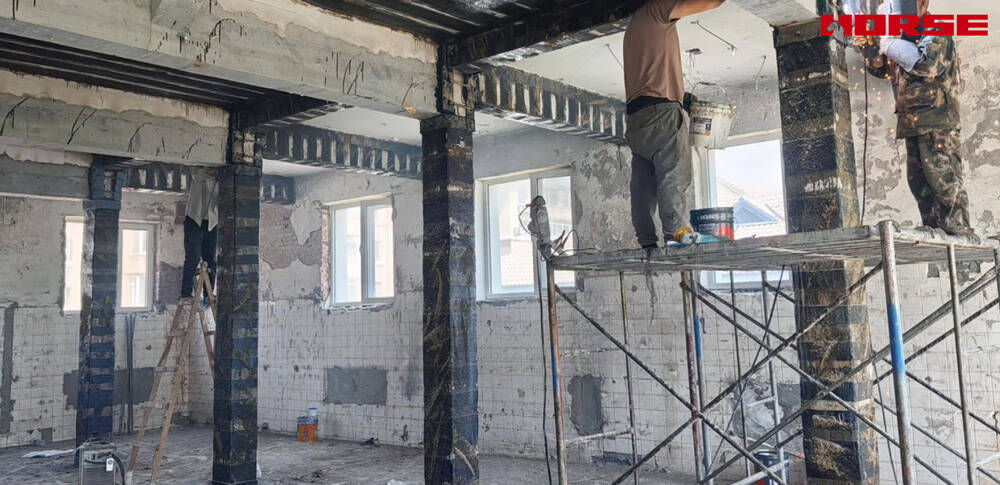 Carbon Fiber for Seismic Upgrade of a Bank Building Carbon Fiber for Seismic Upgrade of a Bank Building
