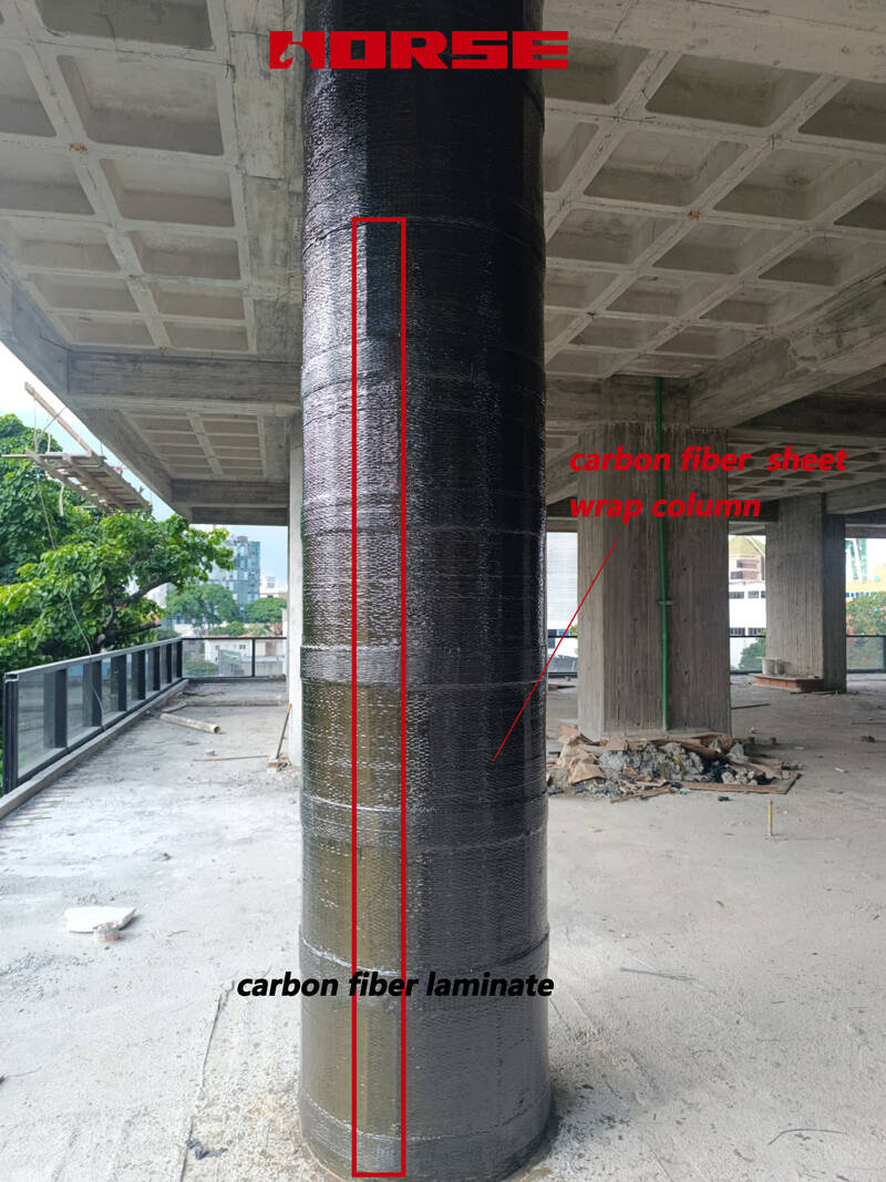 vertical precured CFRP plates + full transverse FRP wrapping vertical precured CFRP plates + full transverse FRP wrapping