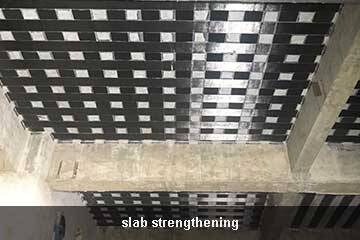 carbon sheet slab retrofit