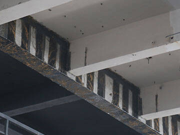 beam with unidirectional carbon fiber sheet